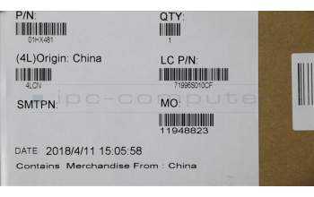 Lenovo 01HX481 NB_KYB Windu2 LTN BL-KB RU