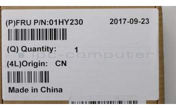 Lenovo CABLE FRU Smart card reader FFC para Lenovo ThinkPad Yoga 370 (20JJ/20JH)