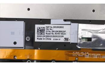 Lenovo 01HY811 MECH_ASM C-cover,KBD,DFN+FUYU,FR,BK