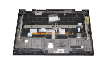 01HY919 teclado incl. topcase original Lenovo UK (Inglés) negro/negro con retroiluminacion y mouse stick