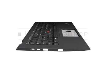 01HY919 teclado incl. topcase original Lenovo UK (Inglés) negro/negro con retroiluminacion y mouse stick