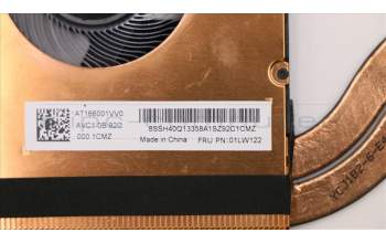 Lenovo HEATSINK E480INTEL DIS THM ASSY AVC para Lenovo ThinkPad E580 (20KS/20KT)