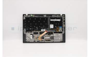 Lenovo 01LX508 MECH_ASM KBD,Bezel,US,FPR,BK,CHY