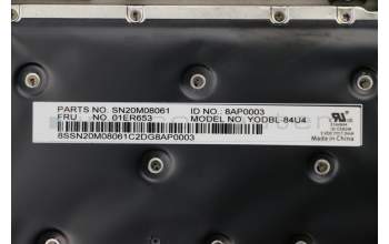 Lenovo 01LX510 MECH_ASM KBD,Bezel,USE,FPR,BK,CHY