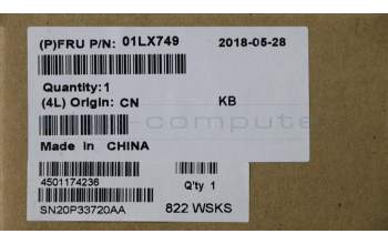 Lenovo 01LX749 NB_KYB FRU,Leia,LTN,KB,DK
