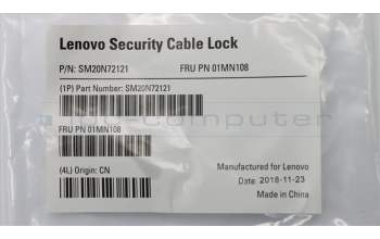 Lenovo MECH_ASM Cable Lock,Kensington para Lenovo ThinkCentre M92P