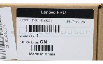 Lenovo MECHANICAL Think Logo LED holder tube para Lenovo ThinkStation P330 (30C7/30C8)