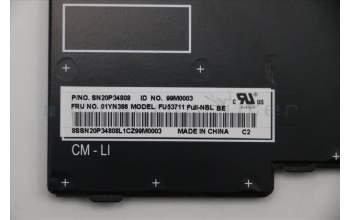 Lenovo 01YN386 NB_KYB FRU COMO FL,LTN,KB,SV,BE