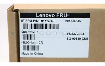 Lenovo NB_KYB FRU COMO NM,LTN,KB-BL,SV,US para Lenovo ThinkPad E580 (20KS/20KT)