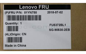 Lenovo 01YN750 NB_KYB FRU COMO NM,LTN,KB-BL,SV,ES