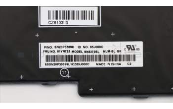 Lenovo 01YN753 NB_KYB FRU COMO NM,LTN,KB-BL,SV,GR