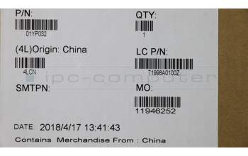 Lenovo 01YP032 NB_KYB FRU COMO SK,CHY,KB,BK,TW