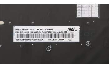 Lenovo 01YP130 NB_KYB FRU COMO SK,LTN,KB-BL,BK,ES