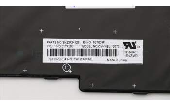 Lenovo 01YP593 NB_KYB FRU COMO NM,CHY,KB,BK,TH