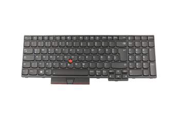 01YP612 teclado original Lenovo DE (alemán) negro/negro con retroiluminacion y mouse-stick