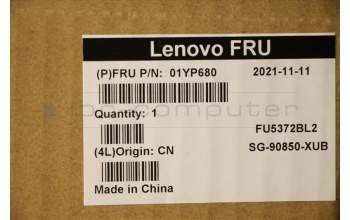 Lenovo NB_KYB FRU COMO NM,LTN,KB-BL,BK,US para Lenovo ThinkPad E580 (20KS/20KT)