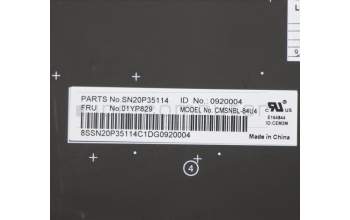 Lenovo 01YP829 NB_KYB FRU COMO SK,CHY,KB,SV,USE