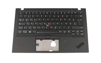 01YR542 teclado incl. topcase original Lenovo DE (alemán) negro/negro con retroiluminacion y mouse stick