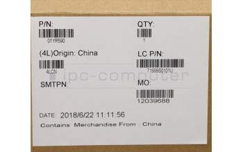 Lenovo 01YR590 MECH_ASM GRP_KBD_Bzl_PT,FPR,BK,SUN