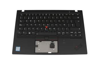 01YR593 teclado incl. topcase original Lenovo ES (espanol) negro/negro con retroiluminacion y mouse stick