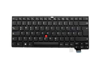 01YT112 teclado original Lenovo DE (alemán) negro/negro/mate con mouse-stick