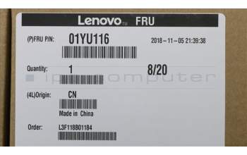 Lenovo COVER COVER,A cov,FHD,HD,CAM,BLK,Privacy para Lenovo ThinkPad T480s (20L7/20L8)