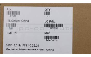 Lenovo 01YU200 MECH_ASM LCD Bezel,MIC