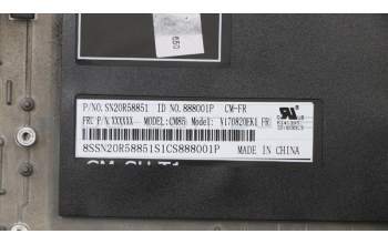 Lenovo 01YU773 MECH_ASM KBD+Bzl ASM,FR,w/o FPR,SRX