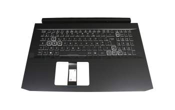 02505D43K201 teclado incl. topcase original Acer FR (francés) negro/blanco/negro con retroiluminacion (GTX 1660/RTX 2060)