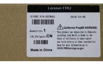 Lenovo 02CW401 COVER 334ATA,Side cover E-lock