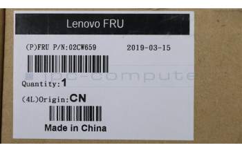 Lenovo MECH_ASM Top Cover Ty 525AT,C2,AVC para Lenovo ThinkCentre M630e