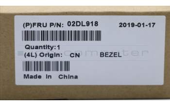 Lenovo 02DL918 BEZEL FRU B Cover On-cell Touch Black CS