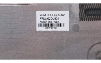 Lenovo 02DL931 COVER FRU D Cover Silver for Clamshell