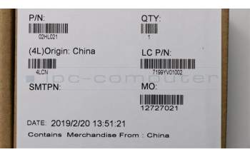 Lenovo 02HL021 HINGE Hinge Touch L/R,LH,PPS