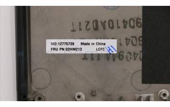 Lenovo 02HM213 MECH_ASM Ccov,GER,BLKBD,BK,LTN