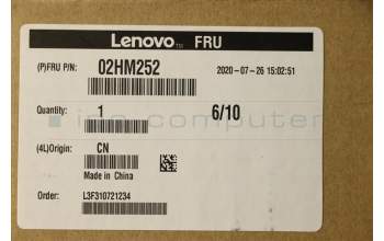 LENOVO 02HM252 MECH_ASM Ccov,HUN,BLKBD,BK,SRX