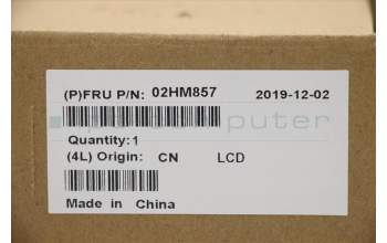 Lenovo 02HM857 MECH_ASM LCD+Touch ASM,Mutto+LGD,RGB