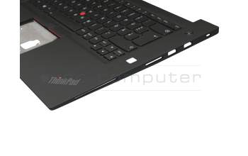 02HM989 teclado incl. topcase original Lenovo DE (alemán) negro/negro con retroiluminacion y mouse stick