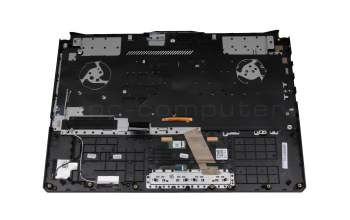 04060-1200300 teclado incl. topcase original Asus DE (alemán) negro/transparente/negro con retroiluminacion