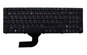 04GNTM1KGE00-2 teclado original Asus DE (alemán) negro