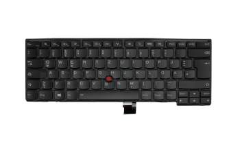 04X0113 teclado original Lenovo DE (alemán) negro/negro/mate con retroiluminacion y mouse-stick