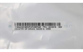 Lenovo 04X2218 \"MECH_ASM REAR_IO,BRKT,Tac\"