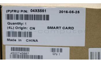 Lenovo 04X5561 FRU Dummy Smart Card Reader
