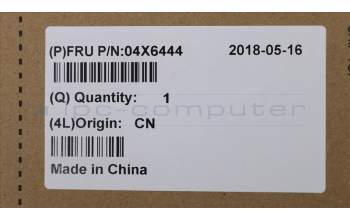 Lenovo 04X6444 FRU Base Cover Asm for ROW