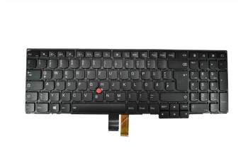 04Y2399 teclado original Lenovo DE (alemán) negro/negro con retroiluminacion y mouse-stick