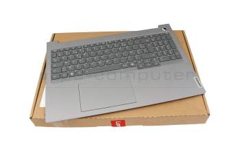 05619009M063 teclado incl. topcase original Lenovo FR (francés) gris/canaso con retroiluminacion