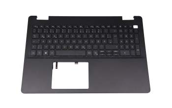 080V09 teclado incl. topcase original Dell DE (alemán) gris/canaso con retroiluminacion
