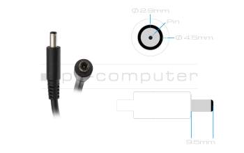 08D3F cargador original Dell 65 vatios