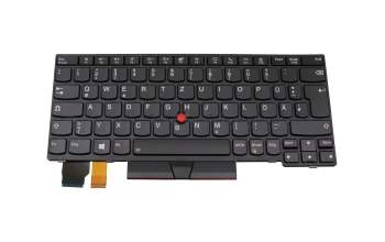 08H0008 teclado original Lenovo DE (alemán) negro/negro con retroiluminacion y mouse-stick
