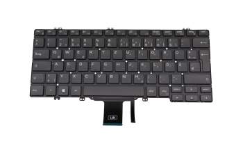 09CC7M teclado original Dell DE (alemán) negro/negro con retroiluminacion